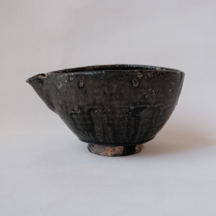 SHOHEI ONO - KUROGESHO LIPPED BOWL / KATAKUCHI